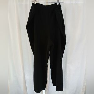Charter Club 22W Classic Black Women's Trousers Lined Side Zip
